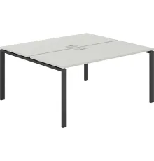 Офисный стол Norden 160х143.8х75 SG.246.SH.63.AN антрацит/серый бархат