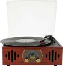 Виниловый проигрыватель Alive Audio Quattro Wood