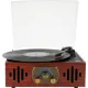 Виниловый проигрыватель Alive Audio Quattro Wood