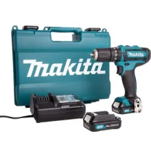 Ударная дрель-шуруповерт Makita HP332DWAE с 2-мя АКБ, кейс