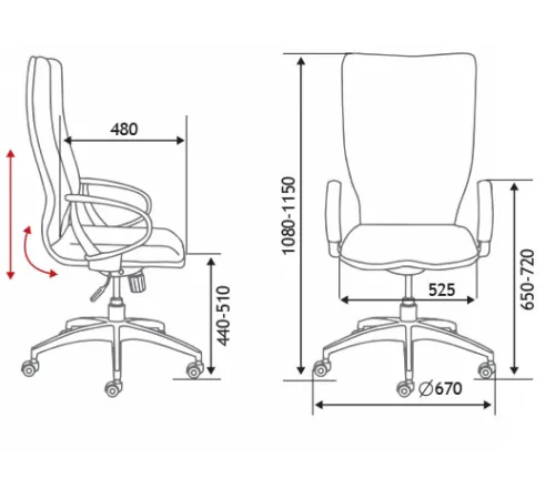 Кресло Norden IQ CX0898H-0-215 белый/зеленый