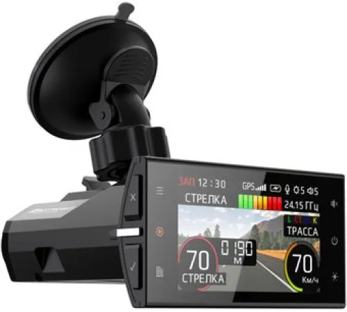 Видеорегистратор-радар детектор-GPS информатор 3в1 SilverStone F1 Hybrid S-BOT PRO Wi-Fi Doppler Edition