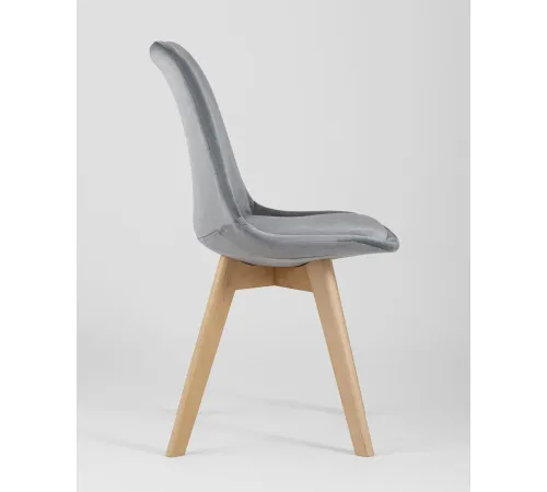Стул Stool Group Frankfurt велюр серый