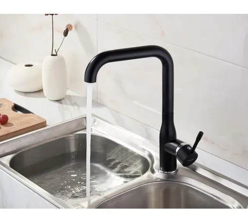 Смеситель Ledeme H98 L4698B черный матовый