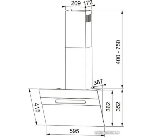 Кухонная вытяжка Franke Sterling BK 60 330.0702.955