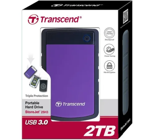 Внешний накопитель Transcend StoreJet 25H3P 2TB TS2TSJ25H3P
