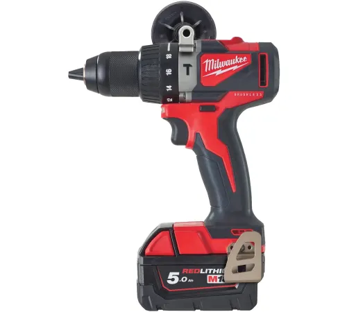 Ударная дрель-шуруповерт Milwaukee M18 BLPD2-502X 4933464517 с 2-мя АКБ 5 Ач, кейс