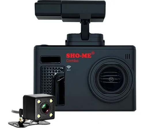 Видеорегистратор-радар детектор-GPS информатор 3в1 Sho-Me Combo Note WiFi DUO