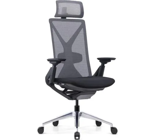 Офисное кресло SitZone E-YR-001A-P1-BK сетка/ткань, черный