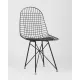 Стул Stool Group Eiffel черный/черная подушка