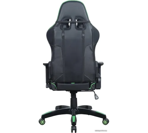 Игровое геймерское кресло Brabix GT Carbon GM-120 черный/зеленый