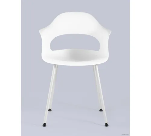 Стул с подлокотниками Stool Group Lady белый