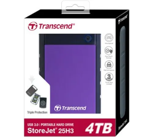 Внешний накопитель Transcend StoreJet 25H3P 4TB [TS4TSJ25H3P]