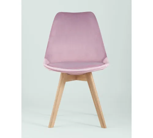 Стул Stool Group Frankfurt велюр розовый