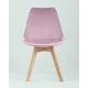 Стул Stool Group Frankfurt велюр розовый