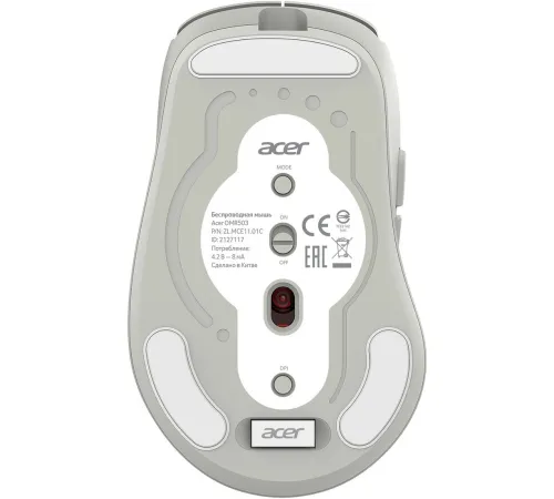 Мышь Acer OMR503 светло-серый