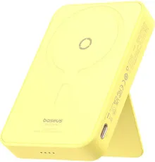 Внешний аккумулятор Baseus MagPro Magnetic Bracket Wireless Fast-Charging Power Bank 20W 5000mAh желтый