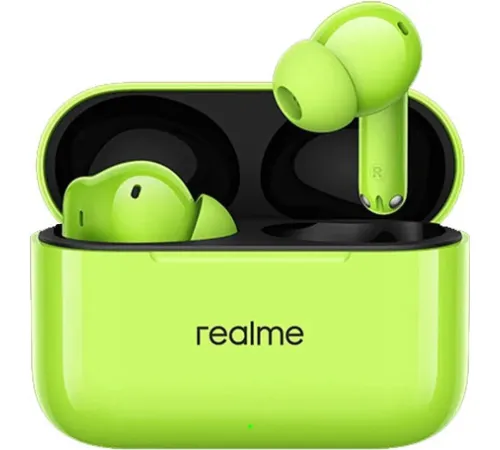 Наушники Realme Buds T200 зеленый