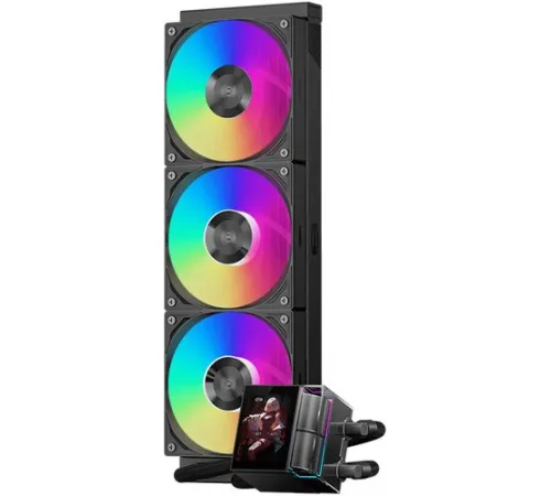 Система жидкостного охлаждения для процессора PCCooler DS360 ARGB Display черный