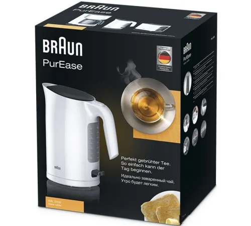 Электрический чайник Braun PurEase WK 3100 WH 0X21010008