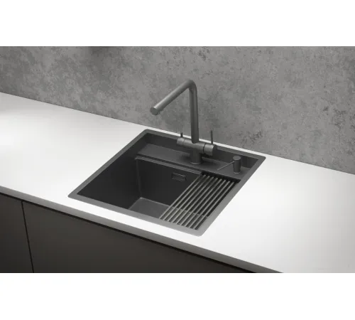 Кухонная мойка Granula KS-5051 графит матовый