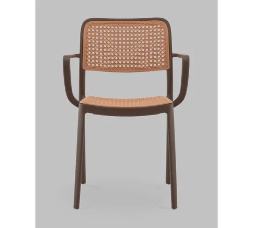Стул Stool Group Yona с подлокотниками PP-297 коричневый