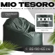 Кресло-мешок Mio Tesoro Poparada XXXL PO-65x85-Z темно-зеленый