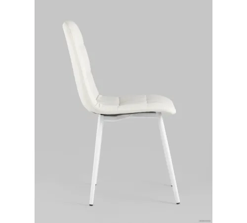 Стул Stool Group Oliver экокожа белый/белые ножки