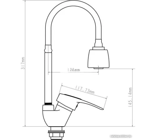 Смеситель Econoce EC0291BL