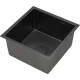 Кухонная мойка Roxen Uno 560210-44B 440*440 PVD графит под столешницу с ролл-матом и дозатором