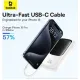 Внешний аккумулятор Baseus Qpow Pro+ Digital Display Fast Charge 22.5W 10000mAh белый