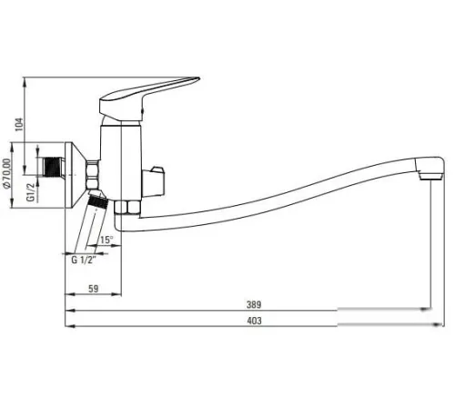 Смеситель Deante Boro BMO 057M