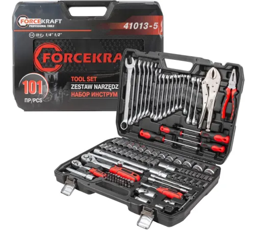Универсальный набор инструментов ForceKraft FK-41013-5 101 предмет