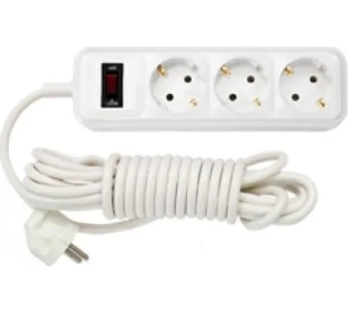 Удлинитель Bylectrica У16-320 5 м, белый