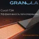 Полотенцесушитель Granula Квадро Сплит 50х80 терморегулятор с таймером графит