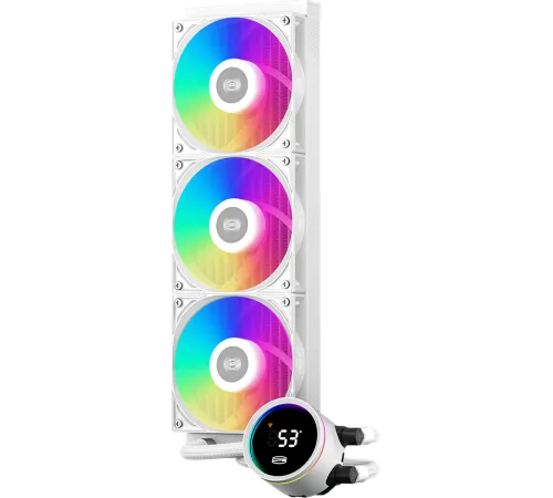 Система жидкостного охлаждения для процессора PCCooler DA360 Pro ARGB Digital белый