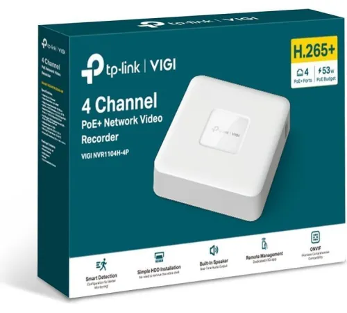 Сетевой видеорегистратор TP-Link NVR1104H-4P