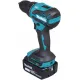 Дрель-шуруповерт Makita DDF490SFJ с 2-мя АКБ, кейс