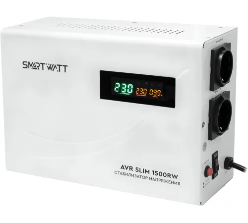 Стабилизатор напряжения SmartWatt AVR Slim 1500RW