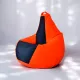 Кресло-мешок Mio Tesoro Груша Kombo XXL GF-130x85-OG оранжевый/графит