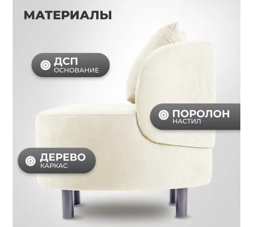 Интерьерное кресло Mio Tesoro Милан 1 JH3565-4