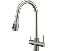 Смеситель Paulmark Lange La214212-BS брашированная сталь