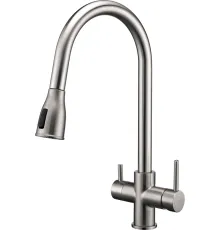 Смеситель Paulmark Lange La214212-BS брашированная сталь