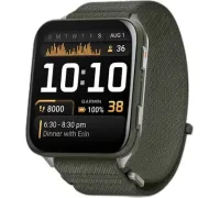 Умные часы Garmin Venu X1 титановый/зеленый