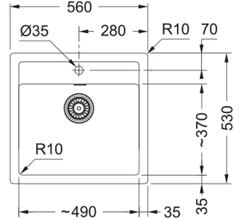 Кухонная мойка Franke Sirius SID 610-49 143.0757.989 сахара