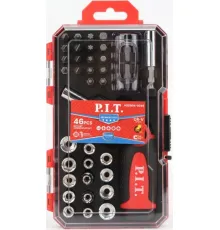 Набор отвертка с битами и головками P.I.T. Advance HSDR04-0046 46 предметов