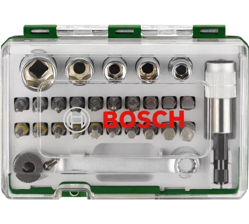 Набор торцевых головок и бит  Bosch Promoline 2607017160 27 предметов