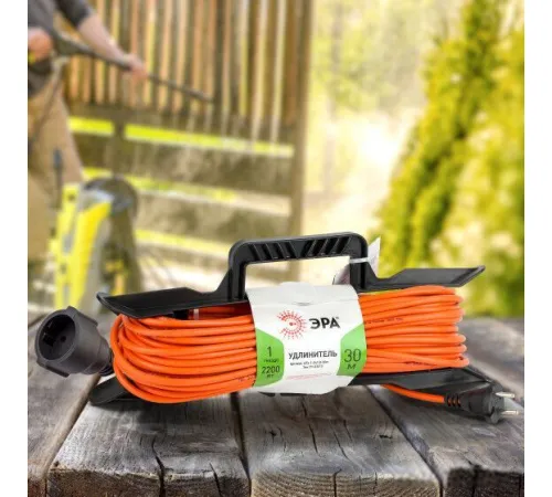 Удлинитель ЭРА UFx-1-2x1.0-30m-IP44 Б0043041