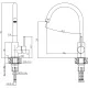 Смеситель Esko Kitchen K4