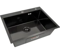 Кухонная мойка ARFEKA Eco AR PVD Nano Decor 70x50 черный